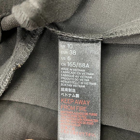 Topshop - Black Peplum Wrap Blouse - Picture 6 of 6